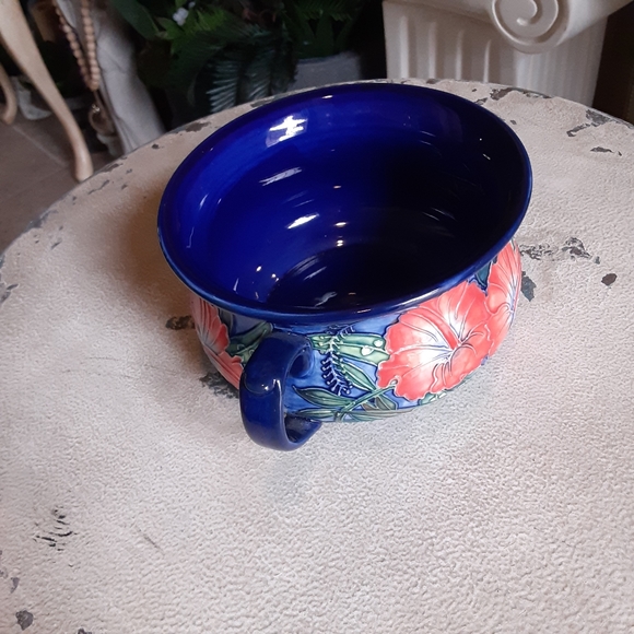 Old Tupton Ware, Hand Painted,  Floral, Handled Soup Mug - Picture 6 of 6